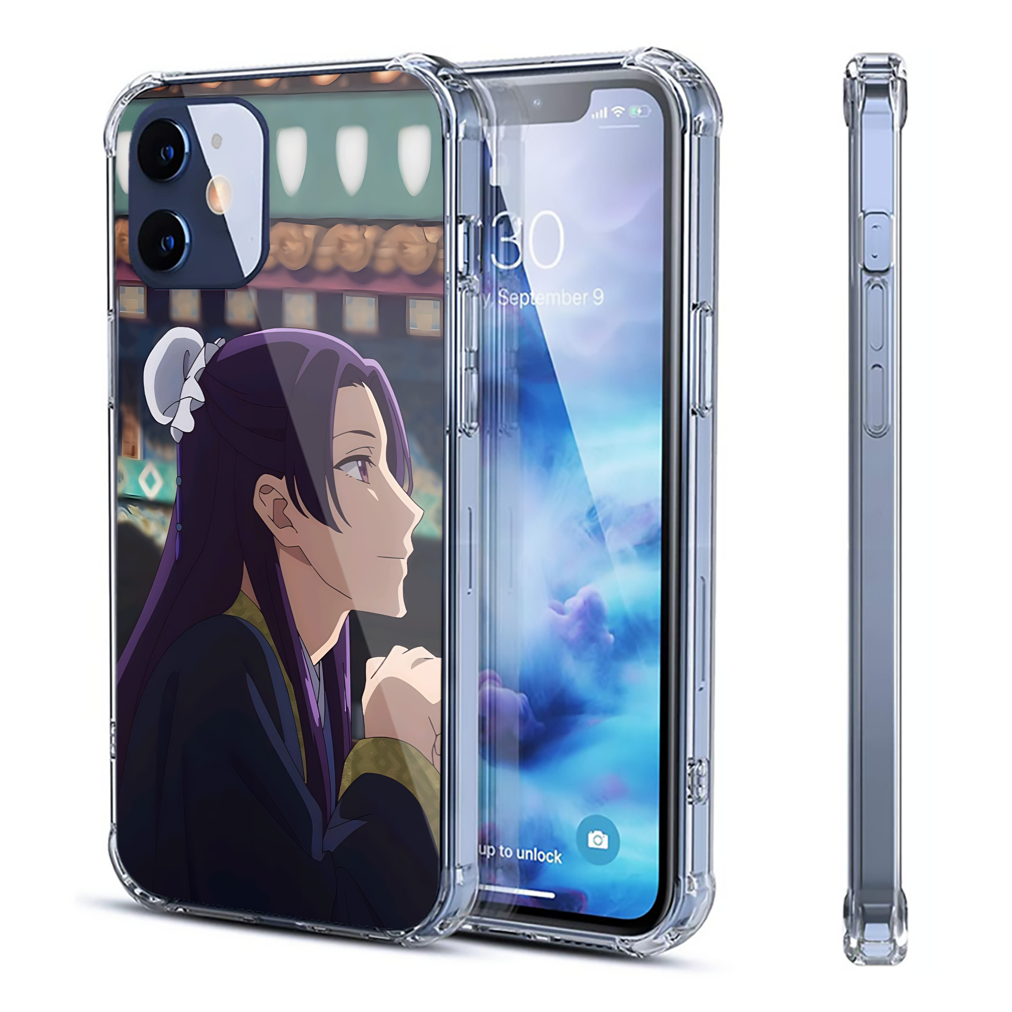 （画像用） 薬屋のひとりごと The Apothecary Diaries 【iPhone 12シリーズ対応】透明スマホケース（クリアソフトケース）